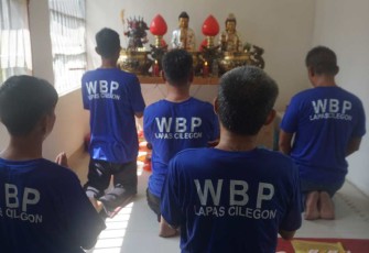 Perayaan Imlek 2024 di Lapas Cilegon, Sabtu (10/2)