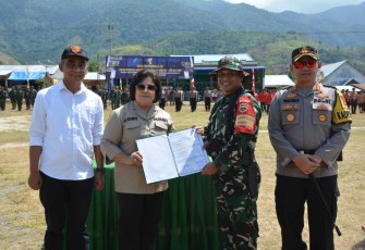 Pembukaan TMMD ke 119 Tahun 2024 Kodim 0205/TK, Selasa (20/2)
