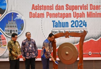 Pembukaan asistensi dan supervisi penetapan UMP tahun 2024