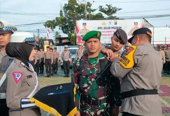 Prajurit Kodim 1002/HST dalam Operasi Keselamatan Intan Ta. 2024