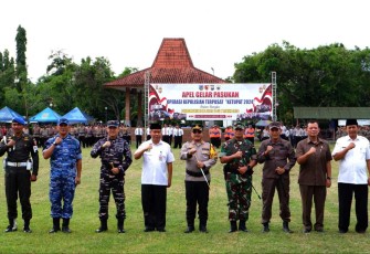 Apel Gelar Pasukan Ketupat 2024 Kabupaten Pacitan 