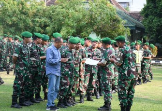 Apel cuti lebaran prajurit Kodim Ponorogo 