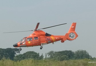 Heli Basarnas Siaga SAR Idul Fitri 1445 H