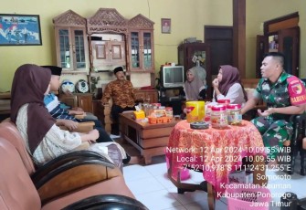 Silaturahmi lebaran bersama warga binaan 