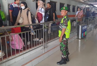 Bantu pengamanan arus balik mudik lebaran 