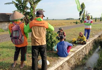 Komsos bersama warga binaan 