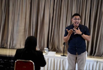 Workshop bahasa isyarat Kemendes PDTT 