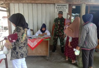 Kegiatan posyandu balita wilayah desa binaan 