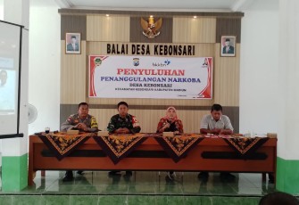 Penyuluhan penanggulangan bahaya narkoba di wilayah desa binaan