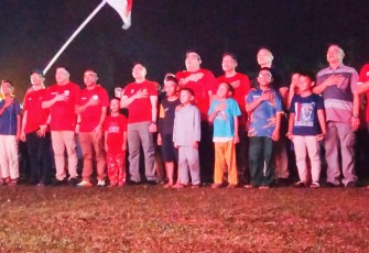 Masyarakat Kabupaten Bintan Beri Dukungan dan Doa Untuk Garuda Muda 