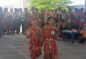 Kegiatan Harkitnas 2024 di PLBN Motamasin Kabupaten Malaka, NTT