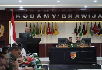 Paparkan Rencana TMMD ke-120 di Kodam V/Brawijaya