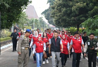 Peringatan hari buruh internasional di kabupaten Ponorogo 