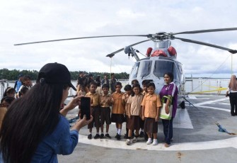 Bakti sosial program Operasi Trisila 24 di Pulau Morotai 