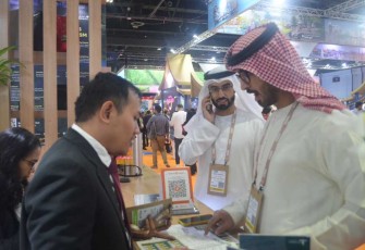 Stand Kemenparekraf di ATM Dubai 2024