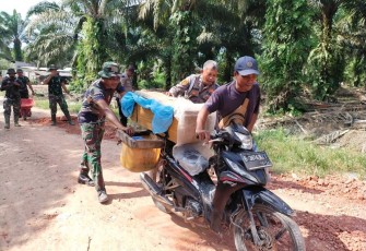 Masyarakat sudah dapat menggunakan jalan di lokasi TMMD Kodim Labuhanbatu 
