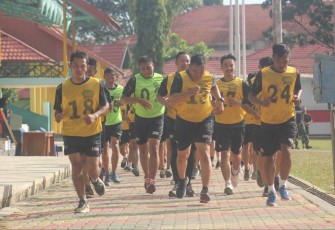 Test garjas dan UKP prajurit Kodim 1001/HSU-BLG 