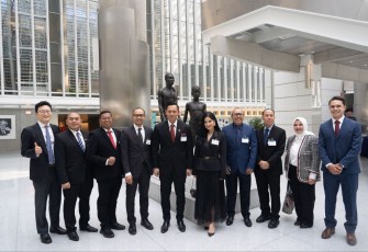 Menteri ATR/BPN Agus Harimurti Yudhoyono bersama delegasi di Washington DC 