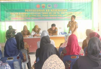 Penyuluhan kesehatan masyarakat Desa Selat Beting