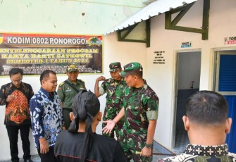 Dandim 0802/Ponorogo Letkol Inf Dwi Soerjono 