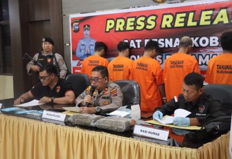 Polres Pasaman Ungkap Kasus Sabun dan Ganja 