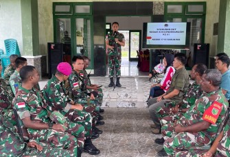 Kodim 1715/Yahukimo Rayakan Syukuran HUT Kodam XVII/Cenderawasih ke-61