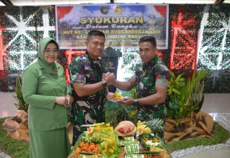 Puncak Peringatan HUT Kodam XVII/Cenderawasih ke-61, Kodim 1710/Mimika Gelar Acara Syukuran 