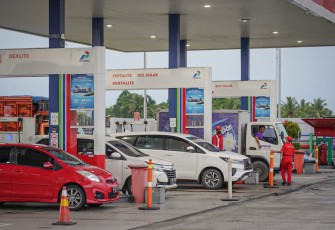 Ilustrasi SPBU Pertamina 