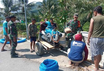 Pompa air untuk persawahan wilayah desa binaan 