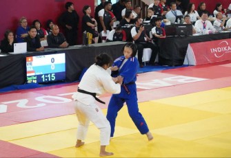 Kejuaraan Judo Asia Tenggara Indika Energy di GOR Yudomo, Bali