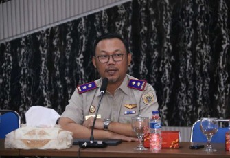 Kepala BPN Kota Depok Indra Gunawan membedah manfaat pemetaan geospasial 3D dalam penataan kota dan potensi pendapatan daerah