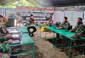 Dansatgas TMMD ke 120 Kodim 1403/Palopo Letkol Arm Kabit Bintoro P