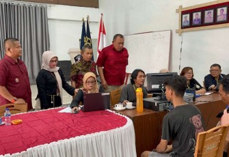 Perekaman KTP Elektronik warga binaan Lapas Binjai, Kamis (6/6)