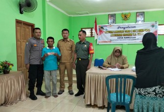 Pendampingan BLT DD warga wilayah desa binaan