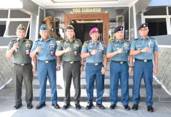 Foto bersama Tim Balitbang Kemhan RI