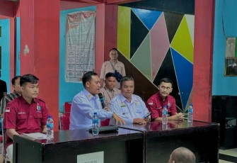Pemeriksaan test urine di lapas narkotika Pematang Siantar 