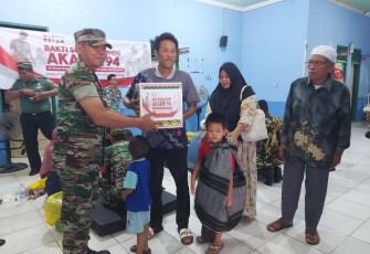Baksos Akabri 94 di Wilayah Kodim 1001/HSU-BLG