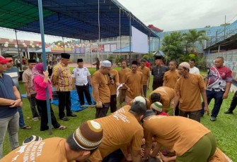 Pemotongan hewan kurban di Lapas Binjai 