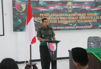 Dandim 0807/Tulungagung Letkol Czi Nooris Agus Rinanto 
