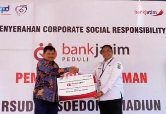 Bank Jatim Bangun Taman RSUD dr Soedono Demi Tingkatkan Pelayanan Kesehatan 