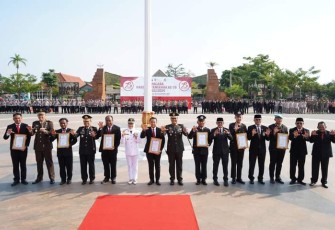 Polres Indramayu Gelar Peringatan HUT Bhayangkara ke-78