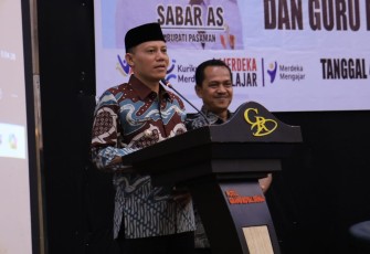 Bupati Pasaman Sabar AS Buka Workshop Sekolah Penggerak dan Guru Penggerak se-Kabupaten Pasaman 