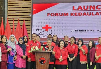 PDIP saat launching Forum Kedaulatan Kesehatan dan Dapur Sehat Anti Stunting 