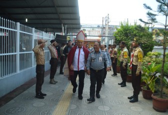 Dirjem HAM berikan pengarahan kepada Satker di Kemenkumham Sumut Bertempat di Lapas I Medan.