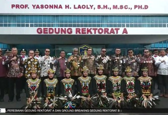 Peresmian POLTEKIN oleh Menteri Hukum dan HAM Yasonna H Laoly