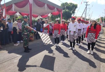 Gerak jalan spektakuler HUT ke-79 Kemerdekaan RI 