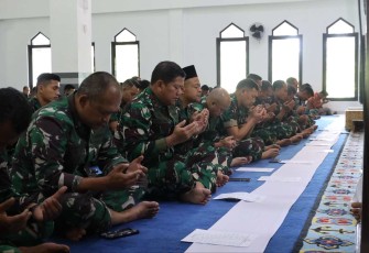Doa Bersama prajurit Koarmada III Sorong, Jum'at (16/8)