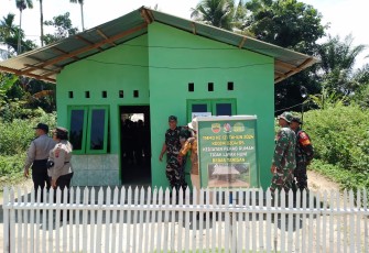 Rehab RTLH milik warga selesai dikerjakan Satgas TMMD 