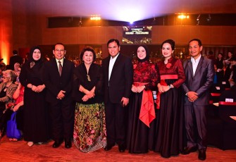 Kasal Laksamana TNI Muhammad Ali saat menghadiri pagelaran musikal di ballroom at Djakarta Theater, Selasa (20/8)