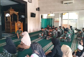 Doa bersama warga Menarmed 2 Kostrad 